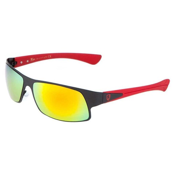 Sunglasses Mirrored Lens Red Accents Designer Eyewear Men Running Fishing Lentes - Picture 1 of 1